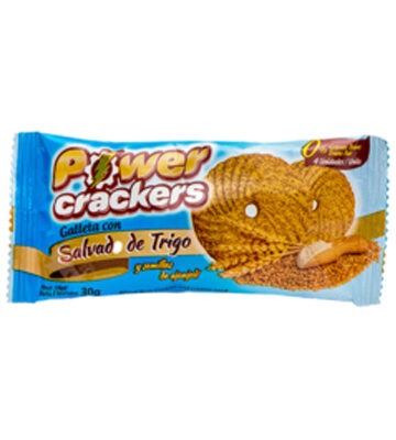 Galleta con salvado trigo power crackers